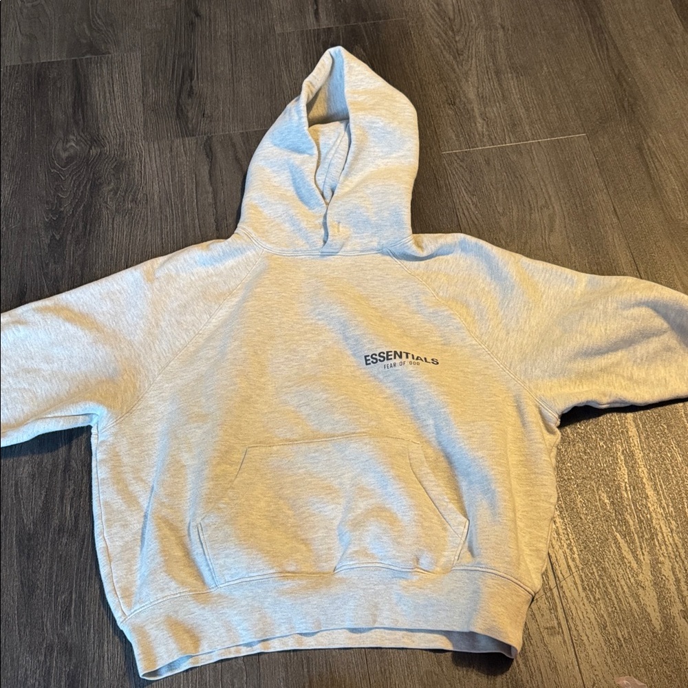 Essentials Light Gray Hoodie